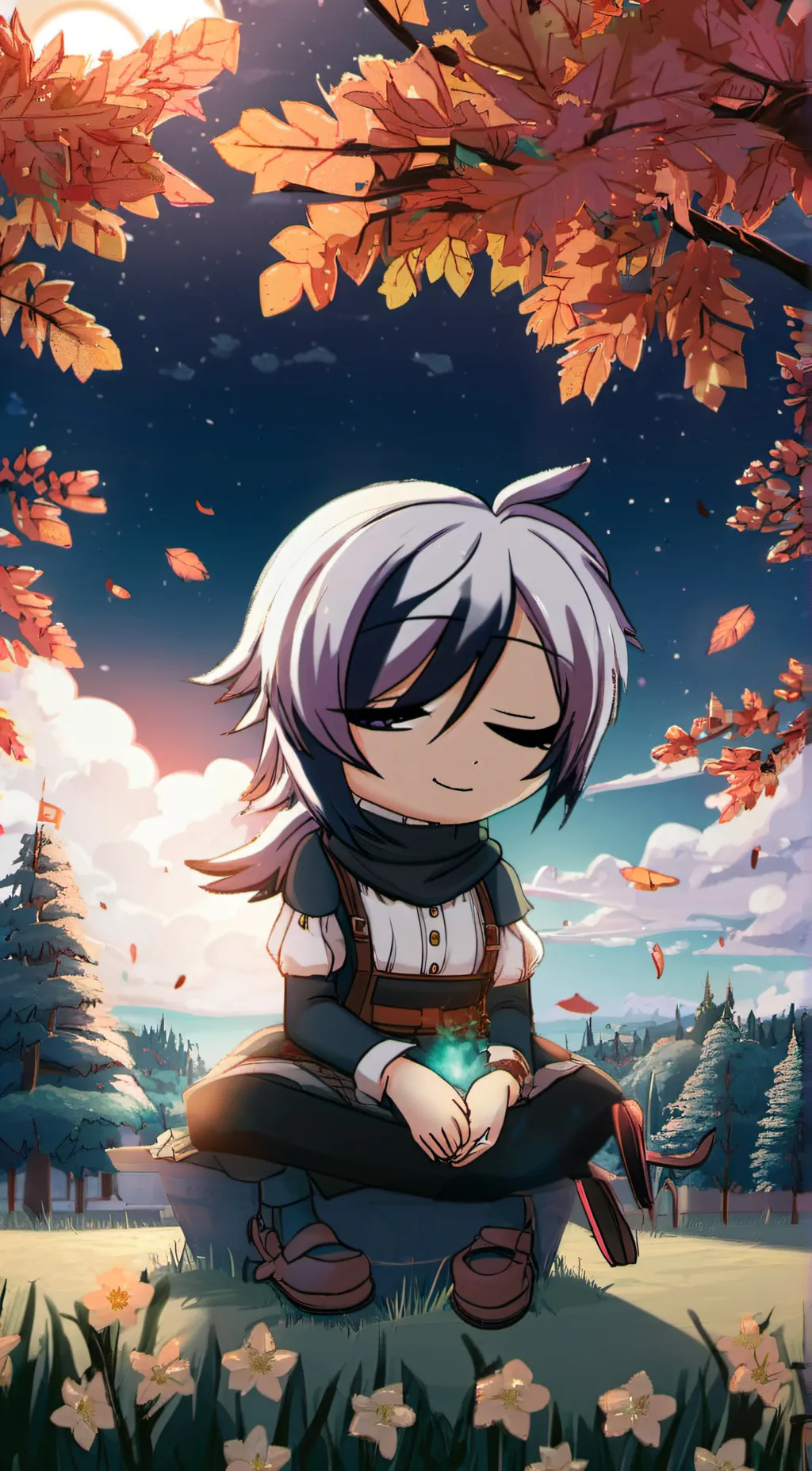 ai character: Midnight  background