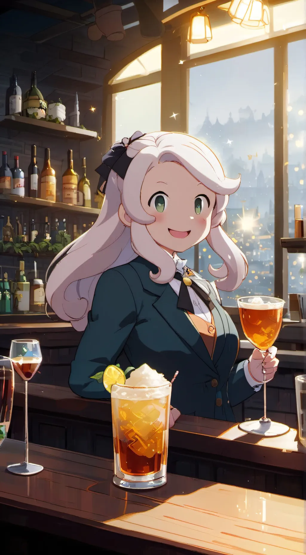 ai character: ella background