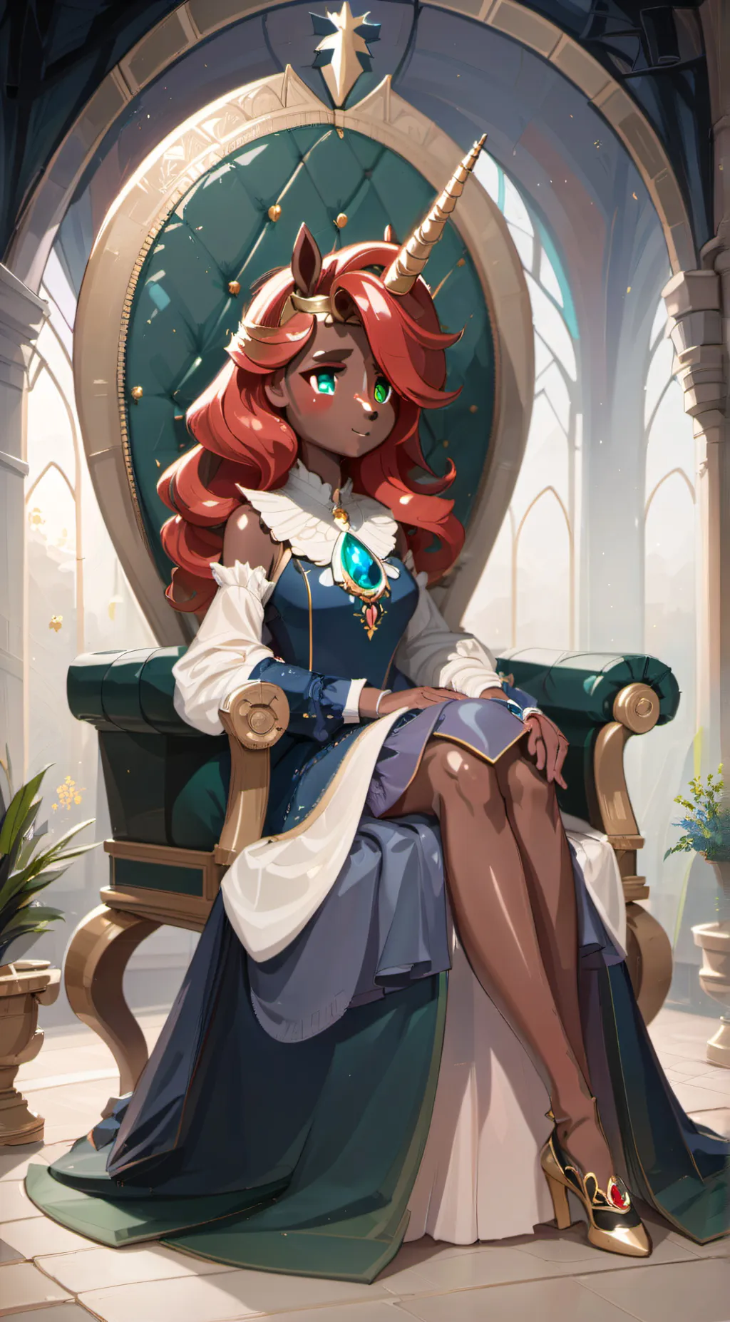 ai character: Crimson Harmony  background