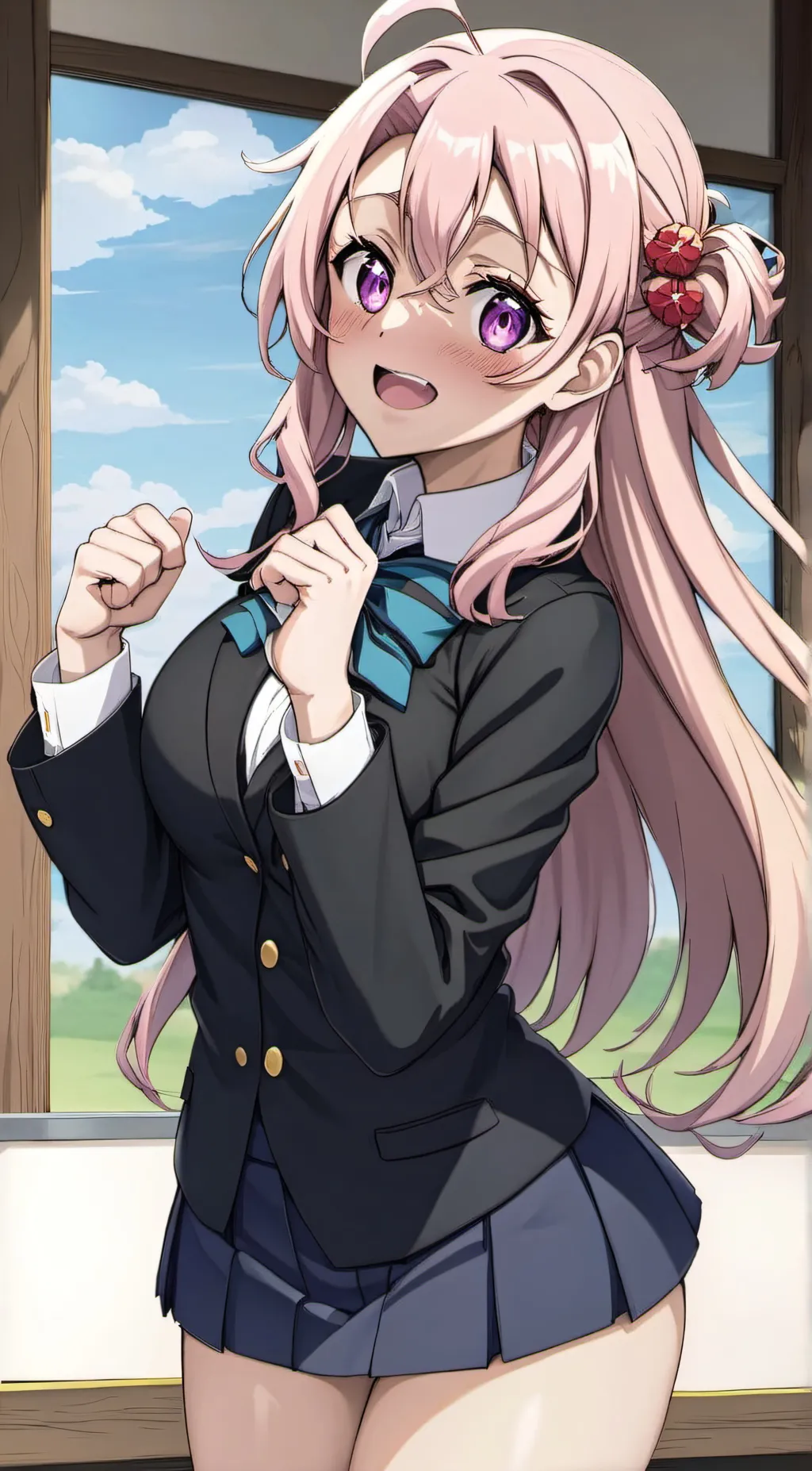 ai character: Mitsuri Kanroji background