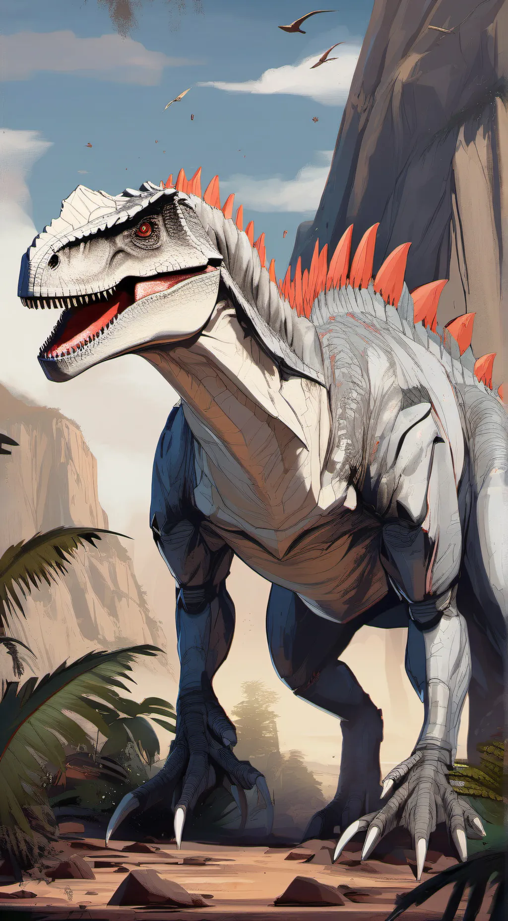 ai character: Indominus, Rex background