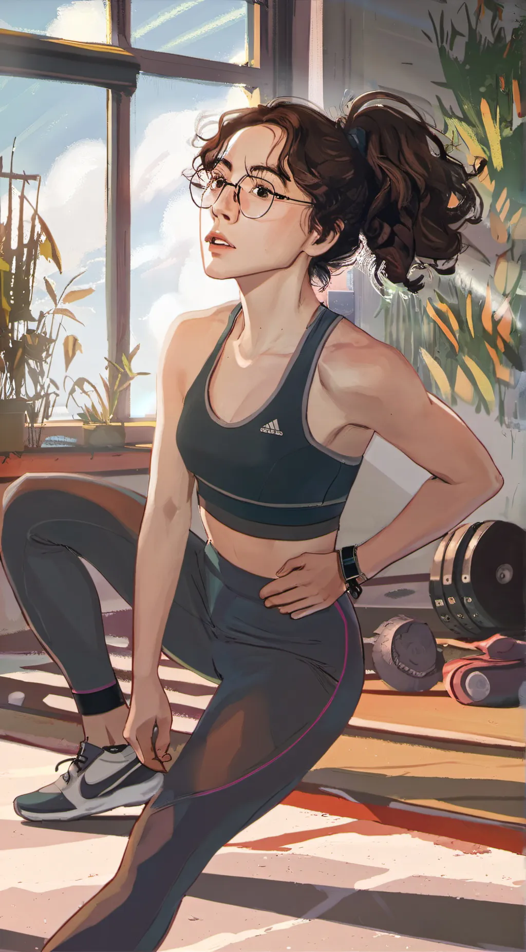 ai character: Arielle  background