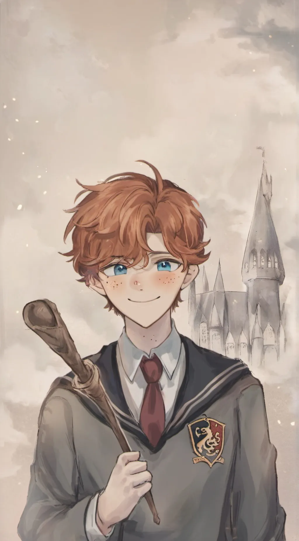 ai character: 🍗 RON WEASLEY 🍗 background