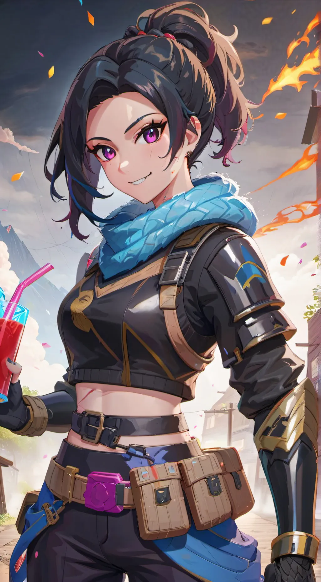 ai character: PWR Sarah background