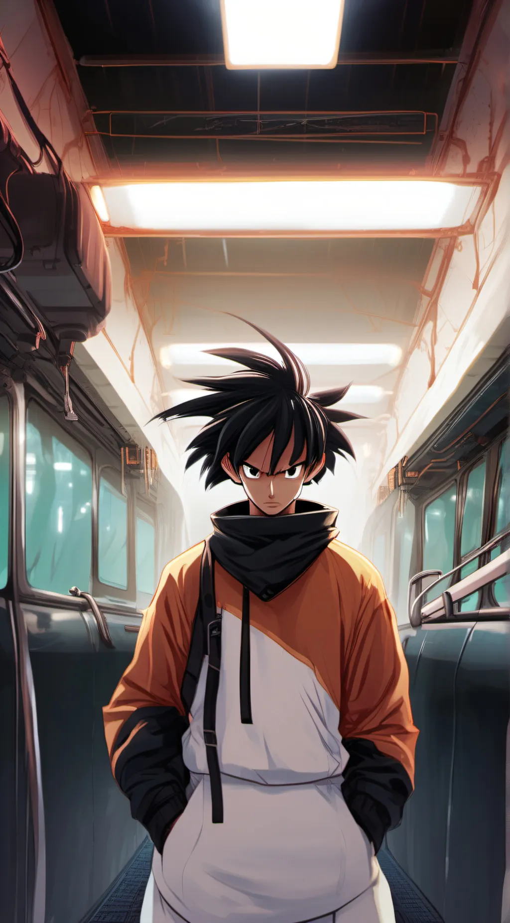 ai character: Goku freecs background