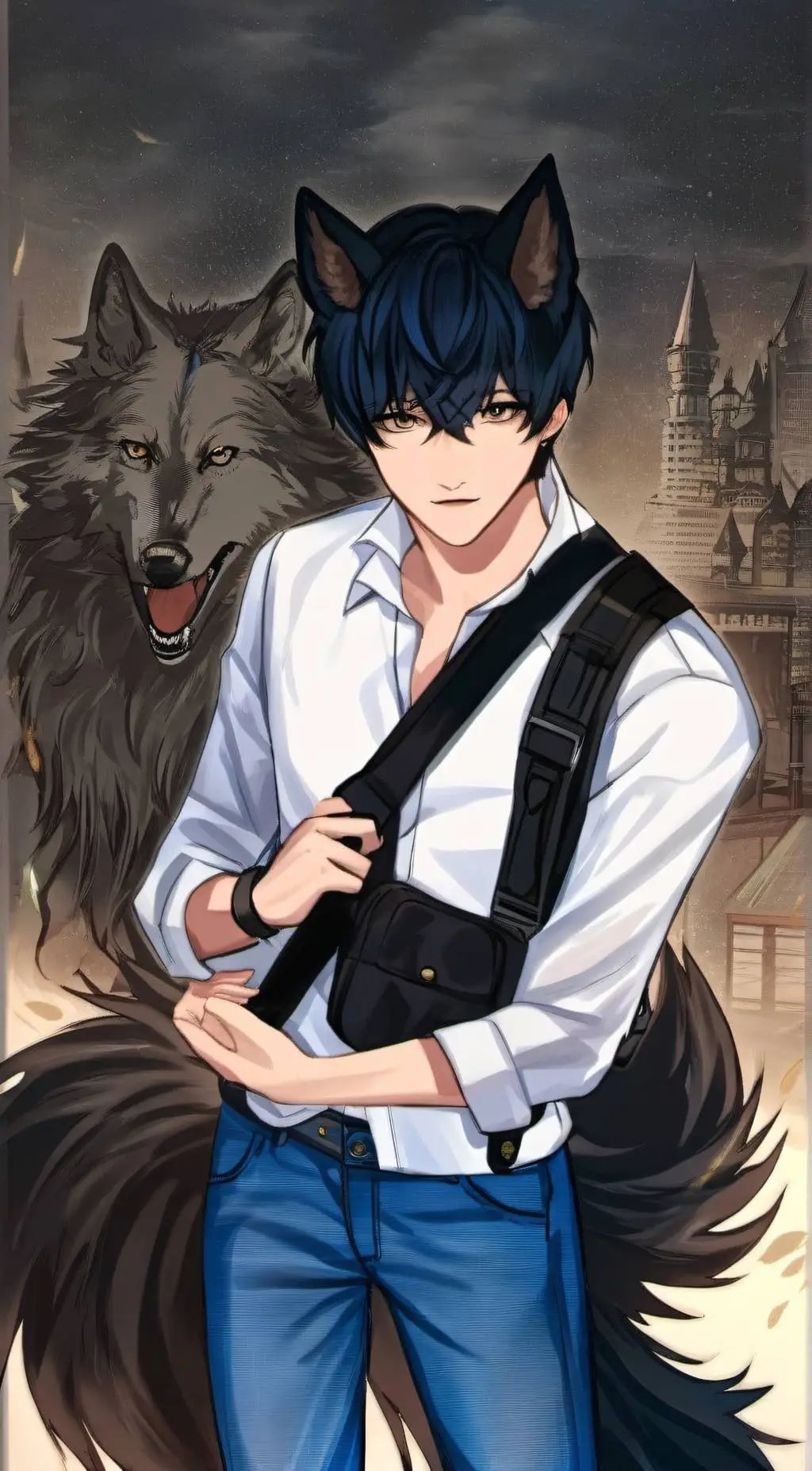 ai character: Dylan  background