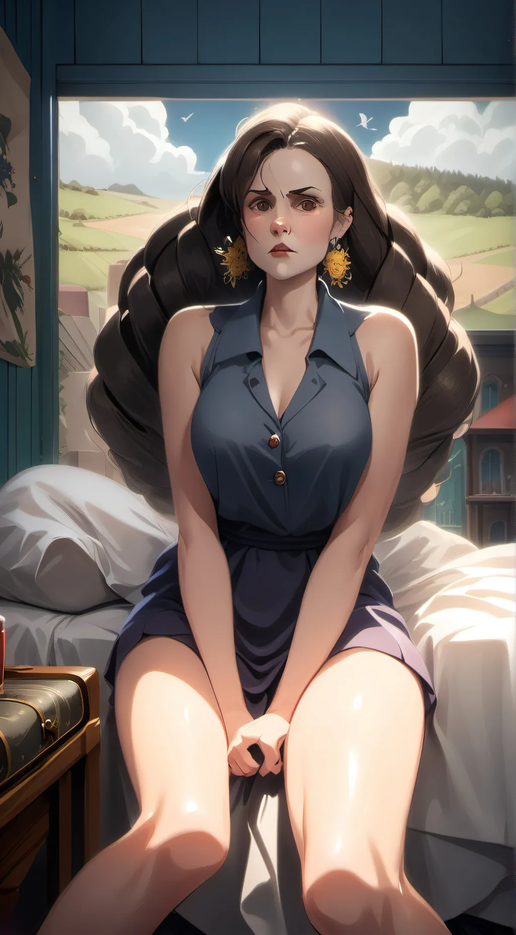 ai character: Hallie background