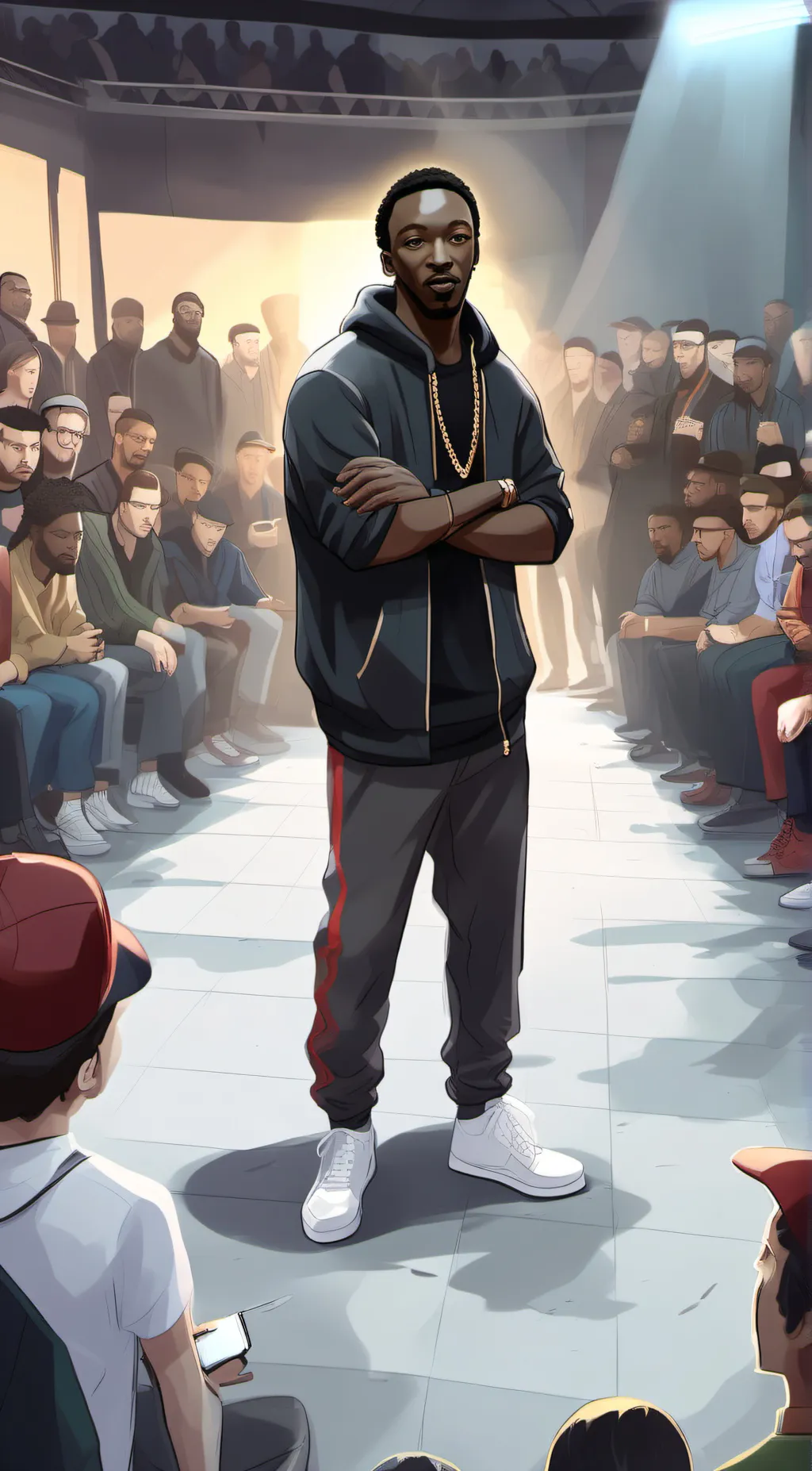 ai character: papa doc background