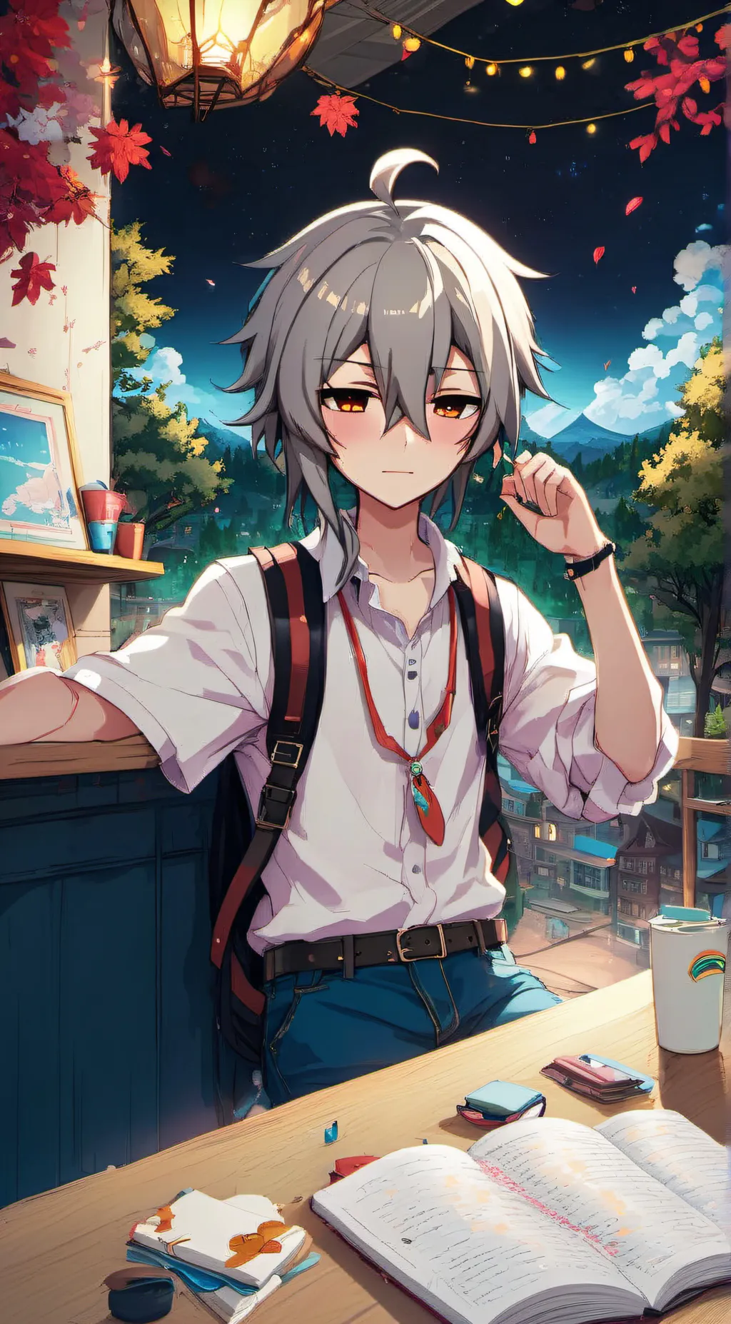 ai character: niko background