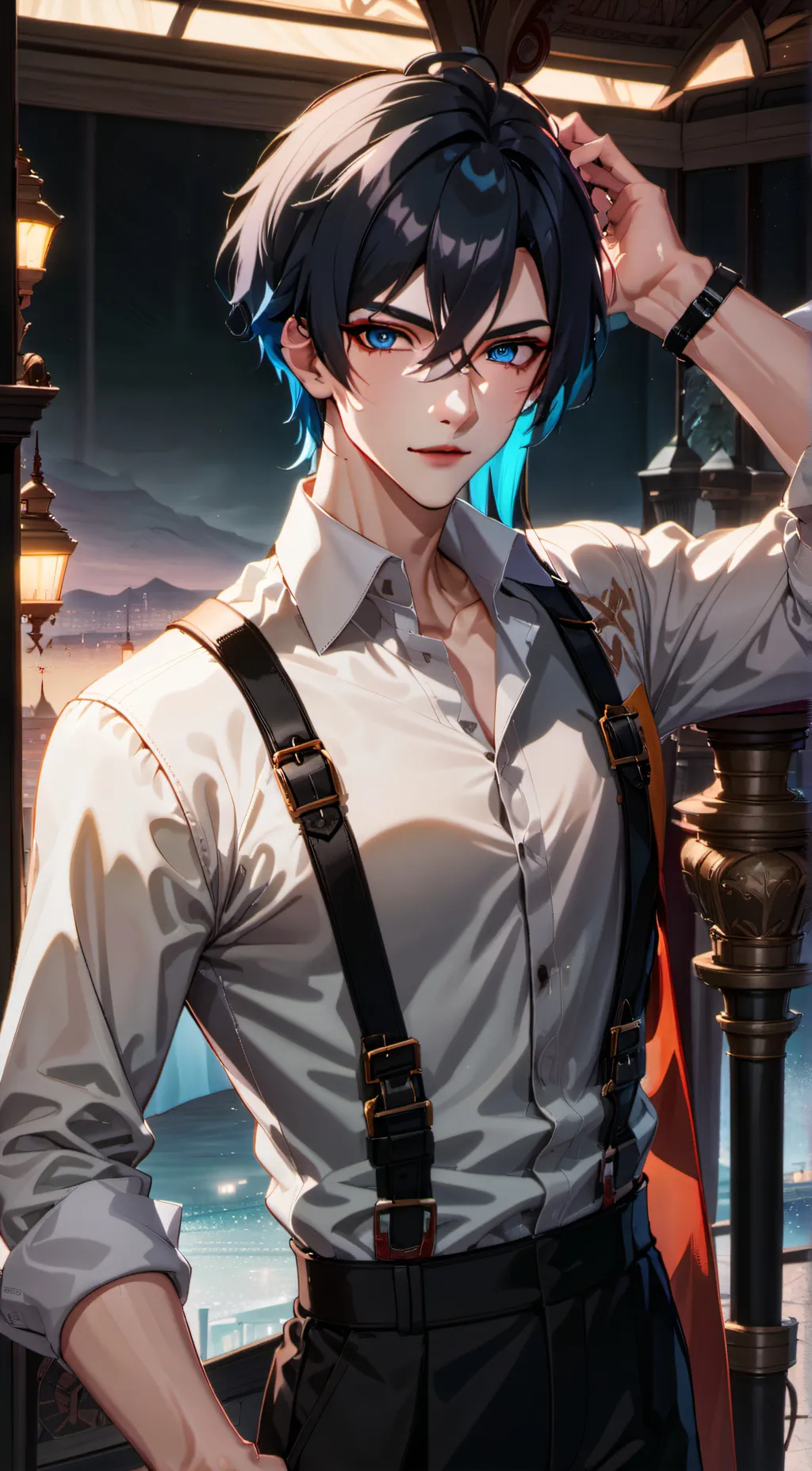 ai character: Hunter background