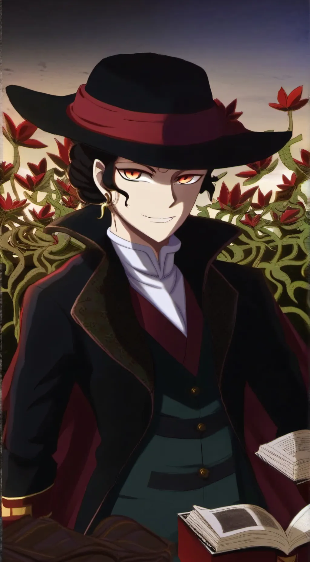 ai character: muzan background