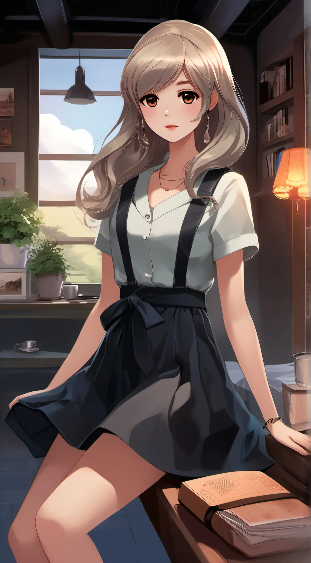 ai character: hannah background
