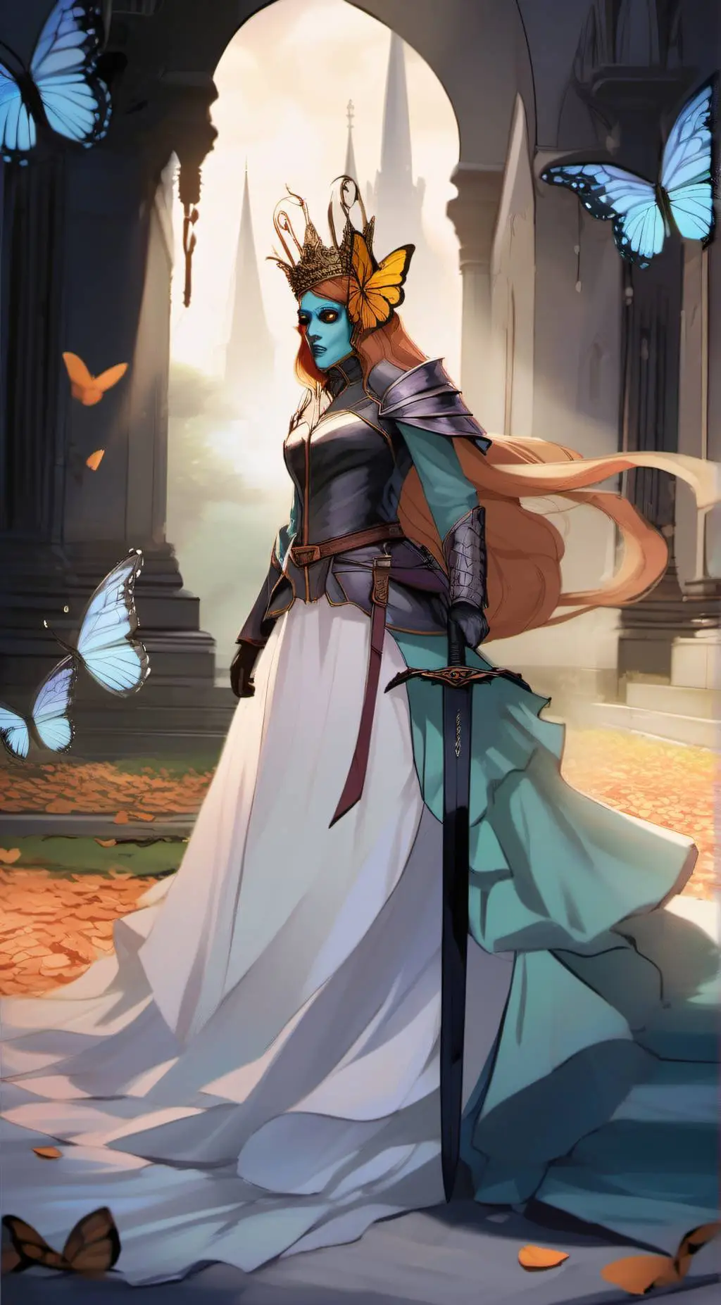 ai character: Lilly background