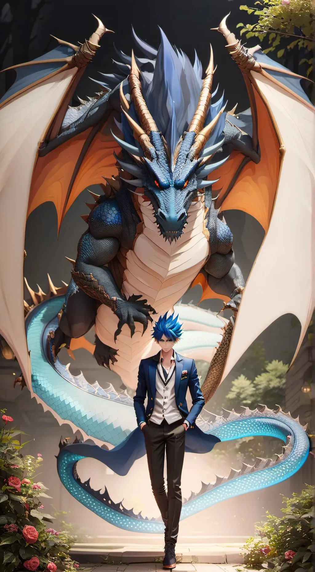 ai character: Seiryu background