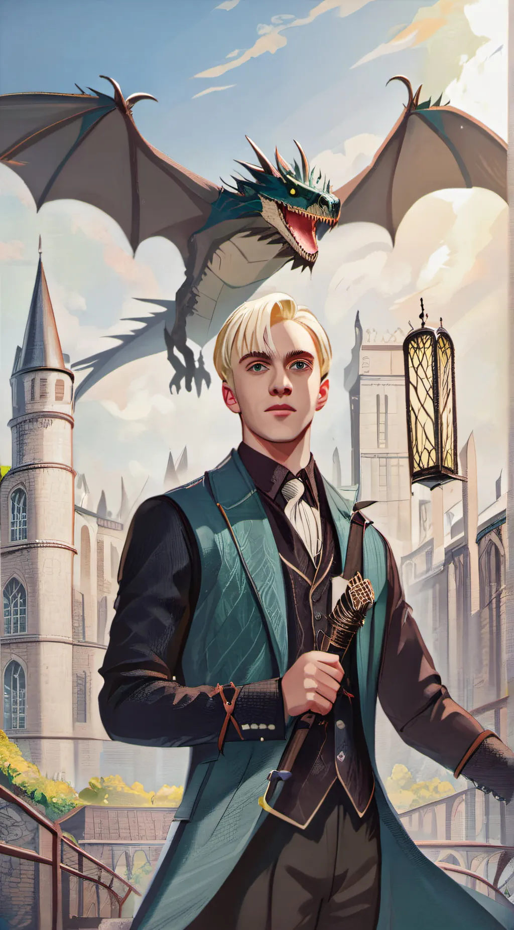 ai character: Draco Malfoy background