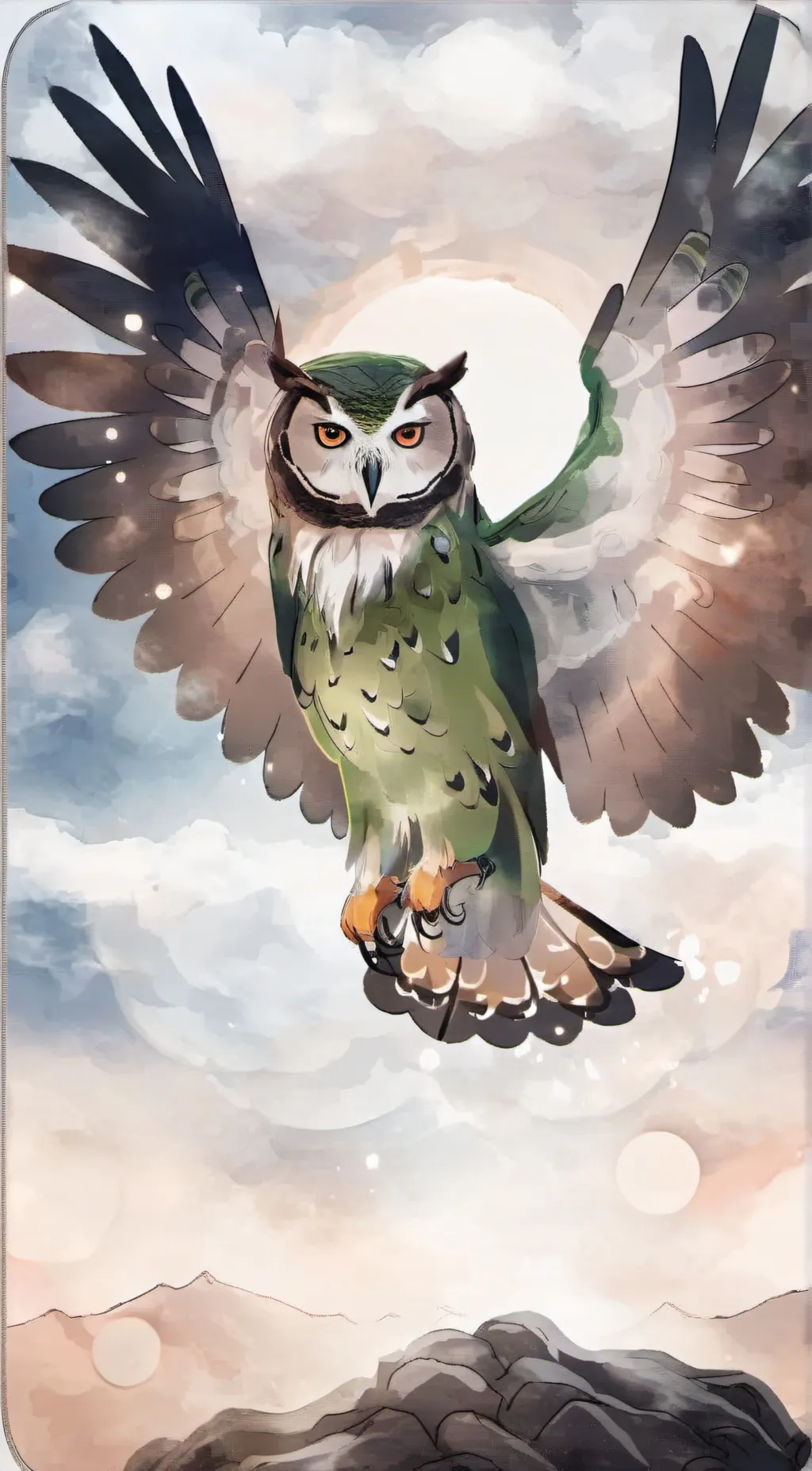 ai character: DUOLINGO background