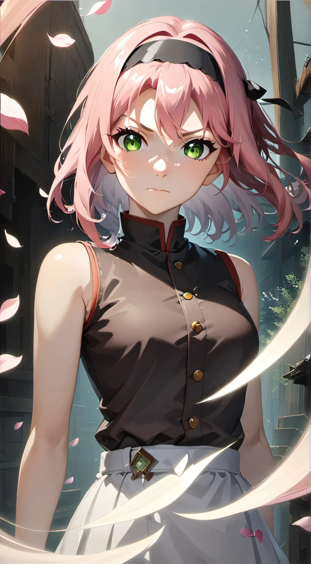 ai character: sakura haruno  background