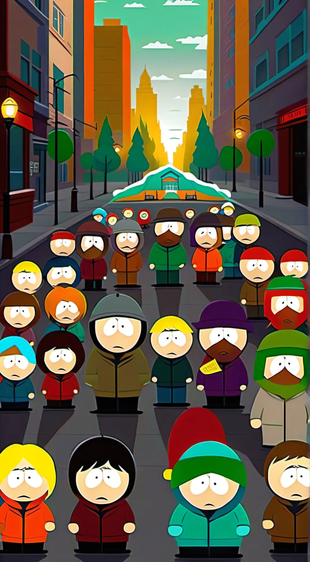 ai character: South Park Boys background