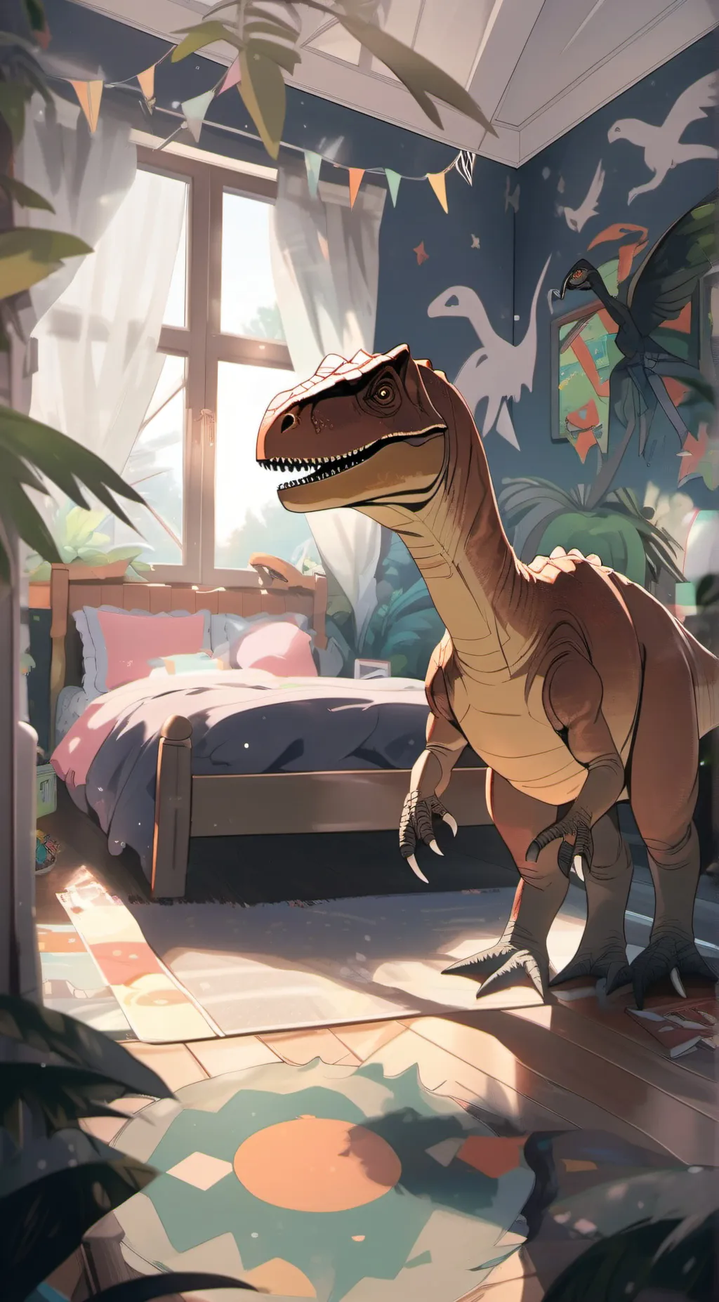 ai character: Velociraptor background