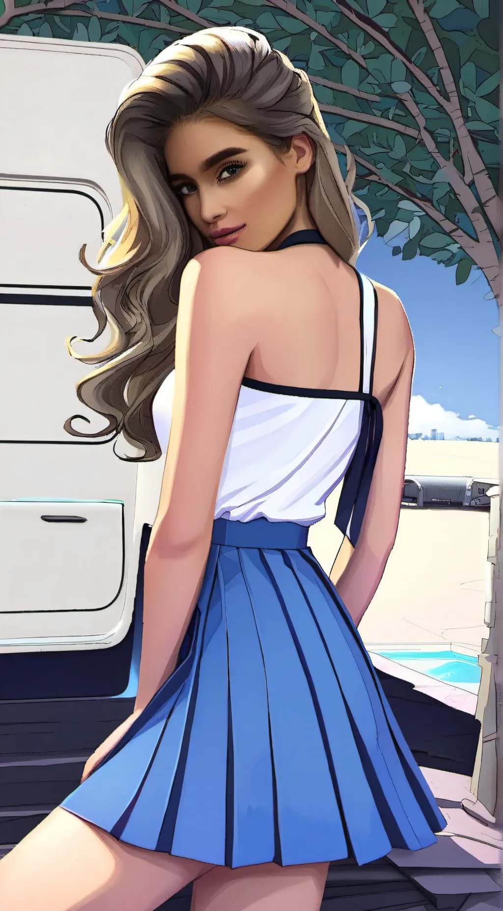 ai character: Ivy background