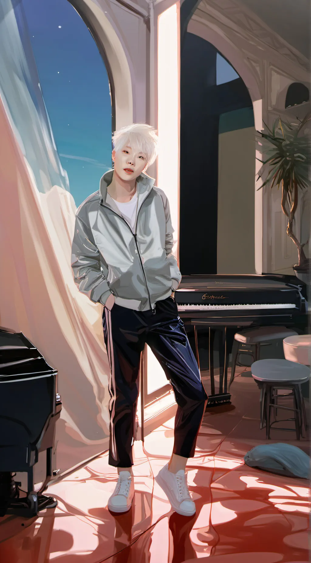 ai character: Dj background