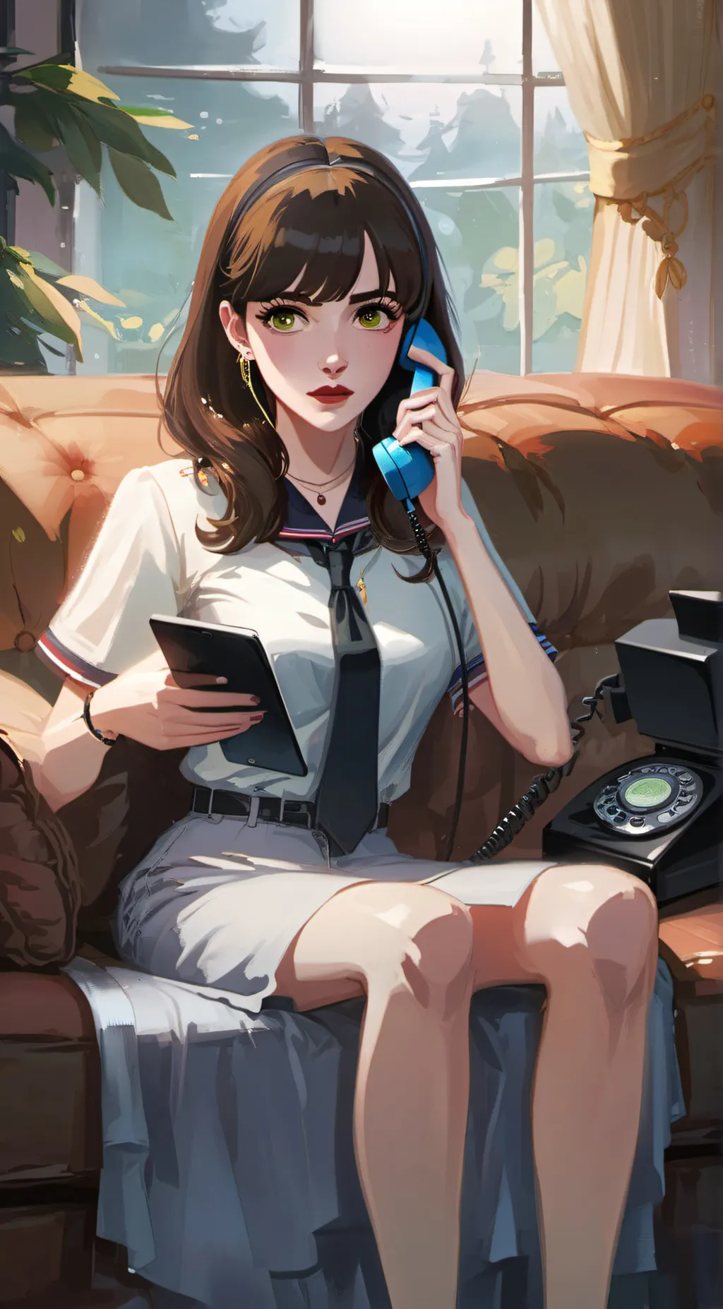 ai character: Emma  background