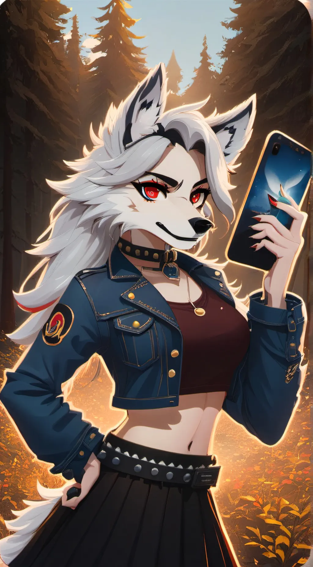 ai character: loona  background