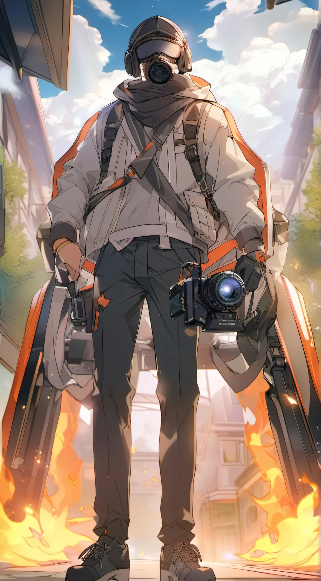 ai character: Adam. background