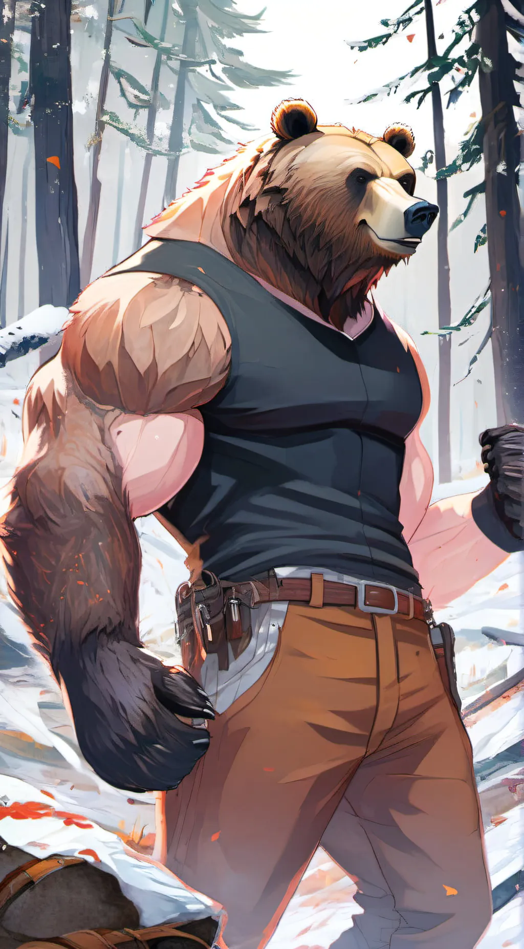 Talkie AI - Chat with Brown bear