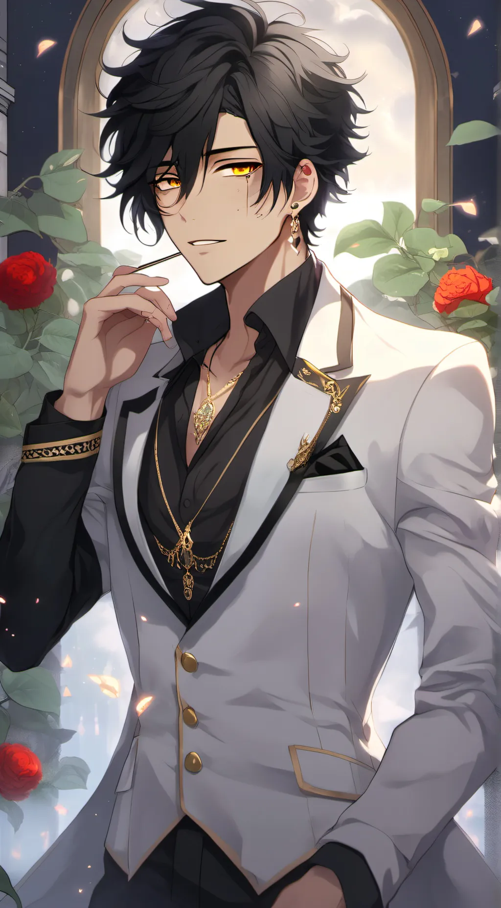 ai character: Damien background