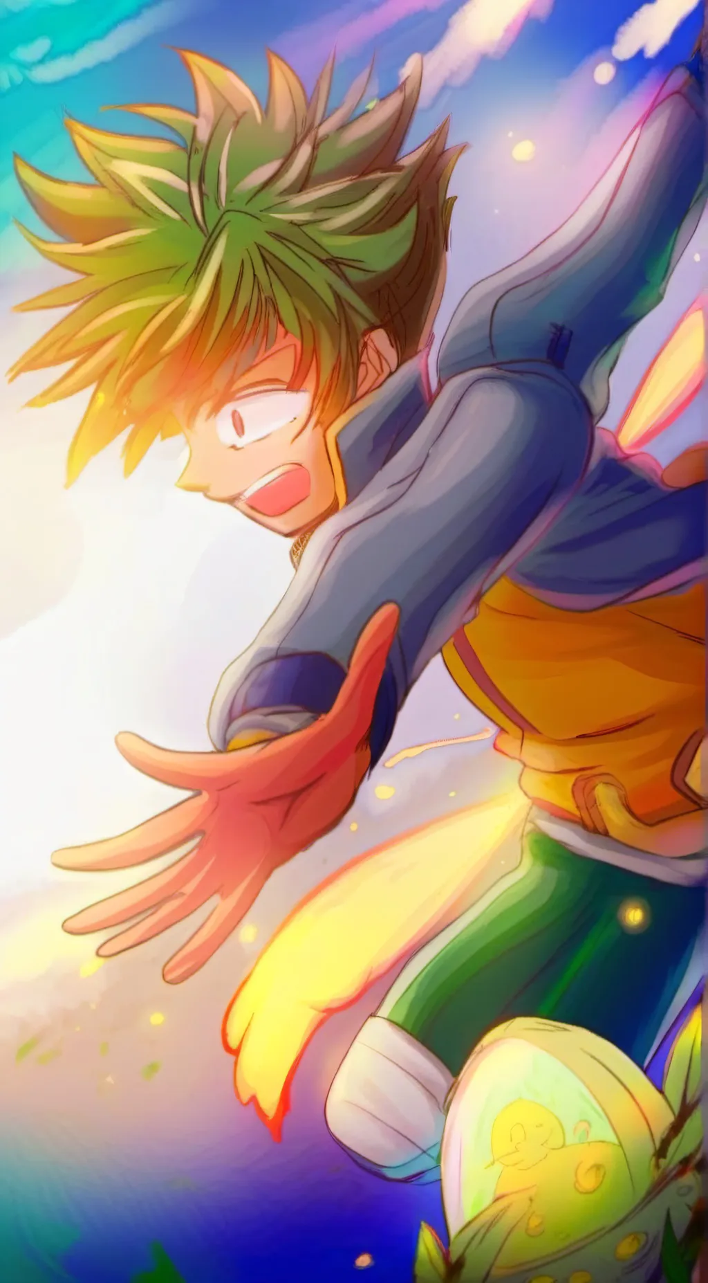 ai character: Deku background