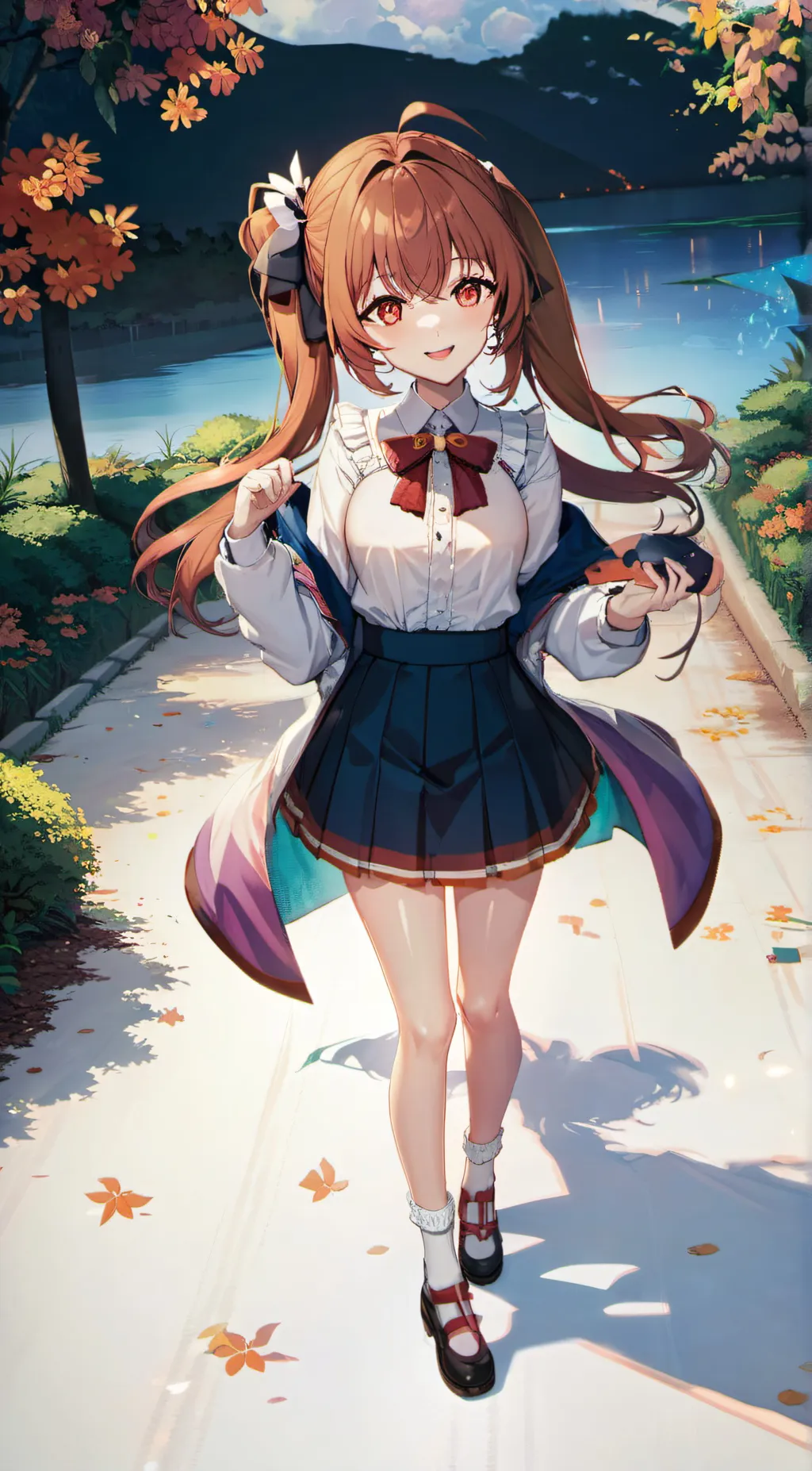 ai character: oshi sameda background