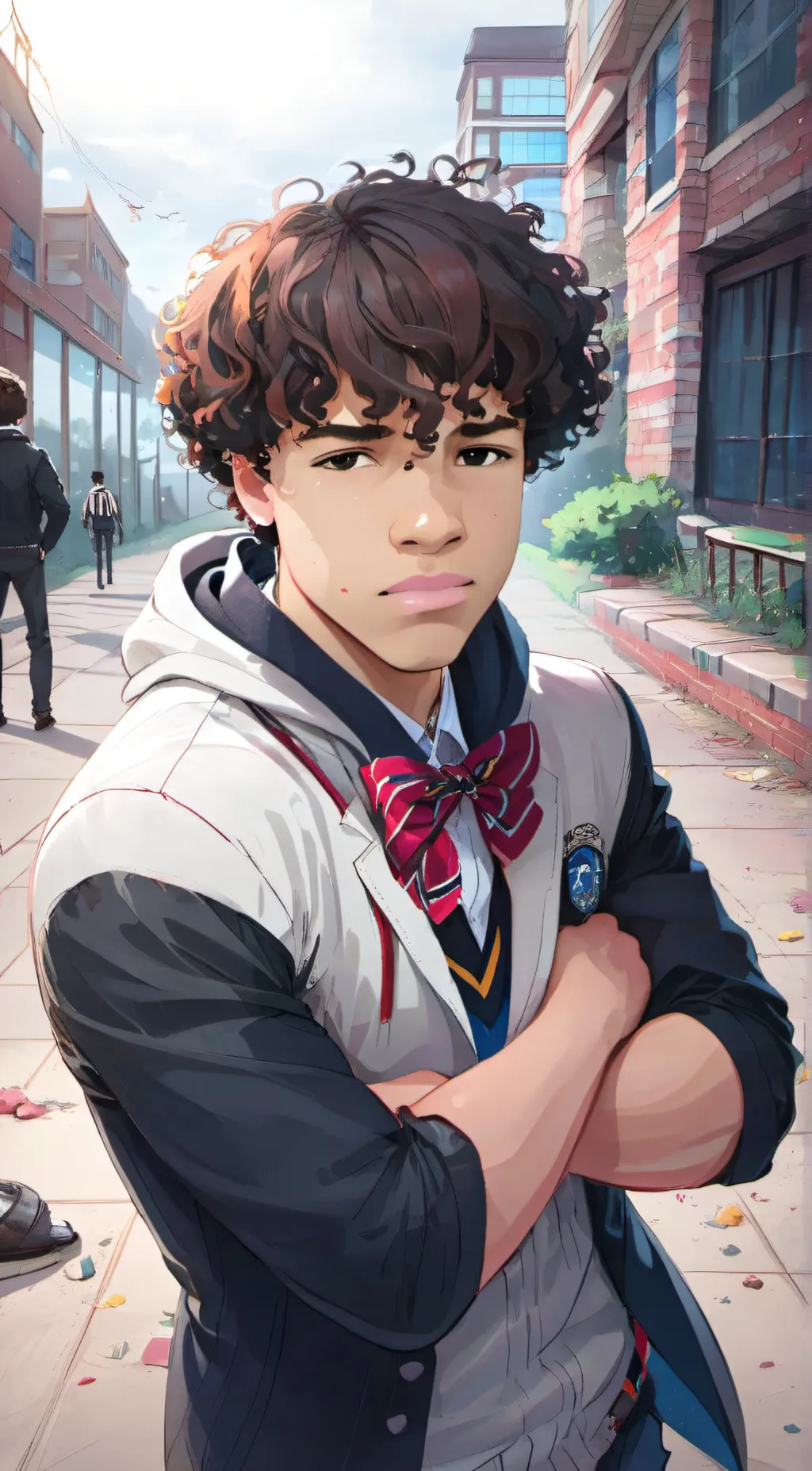 ai character: Caden wright background