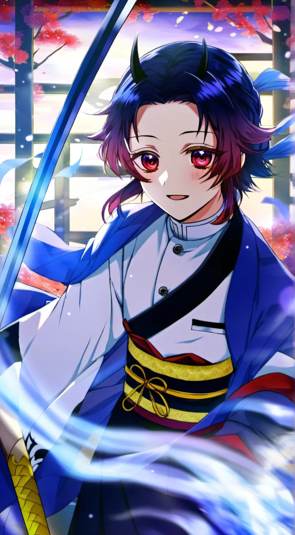 ai character: shinbou for demon  background