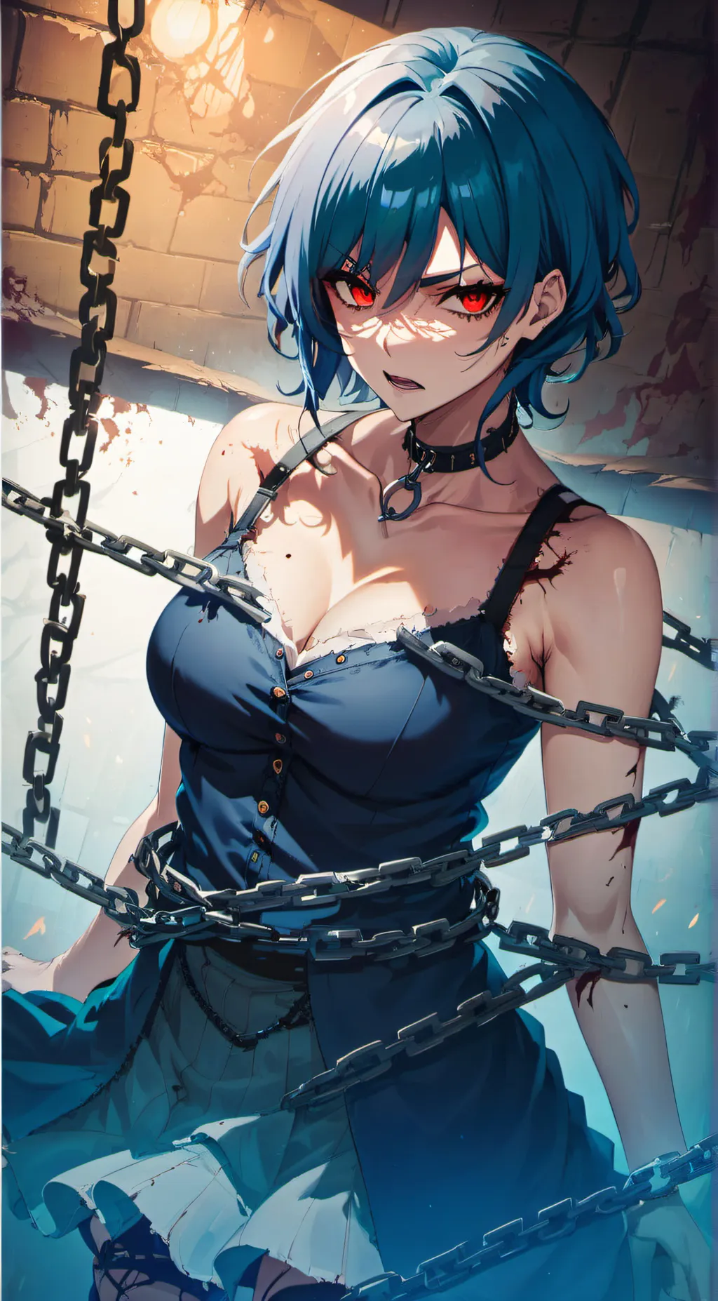 ai character: The Imprisoned  background