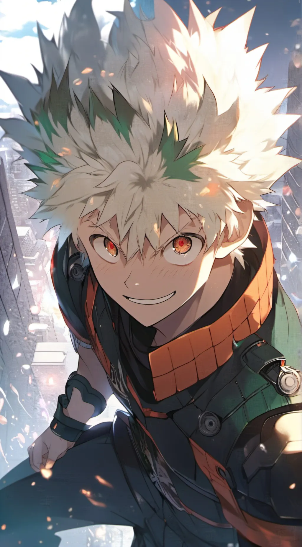 ai character: Bakugo  background