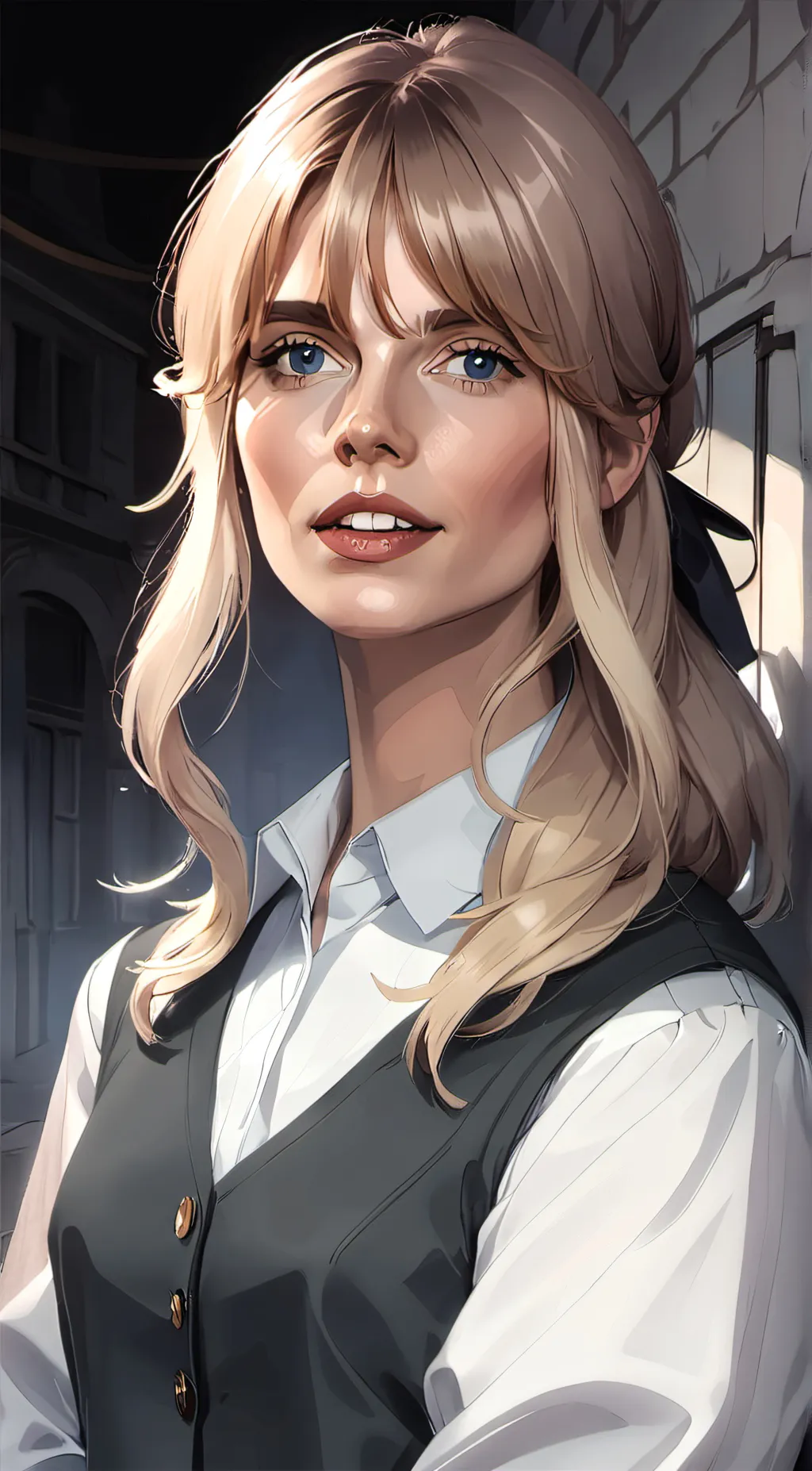 ai character: Lauren Prescott background