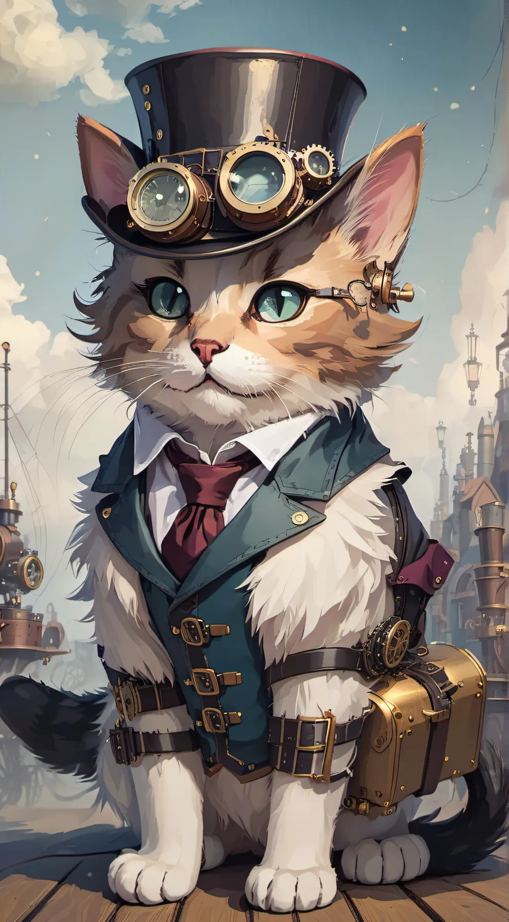 ai character: leon background