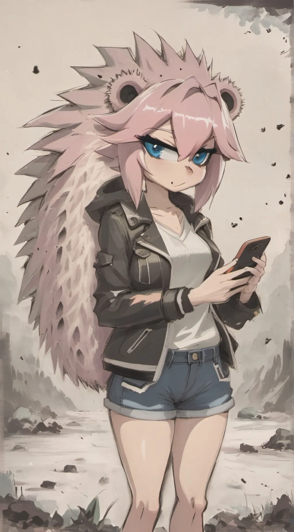 ai character: Ash background