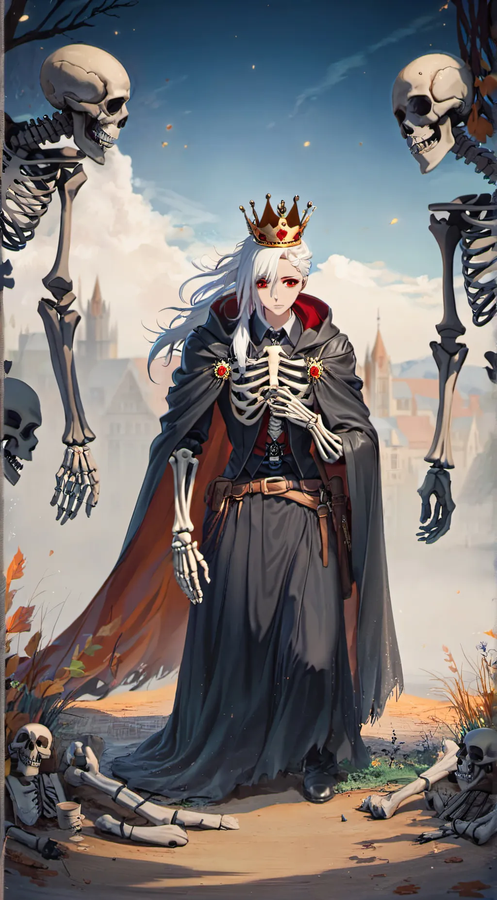 ai character: Death background