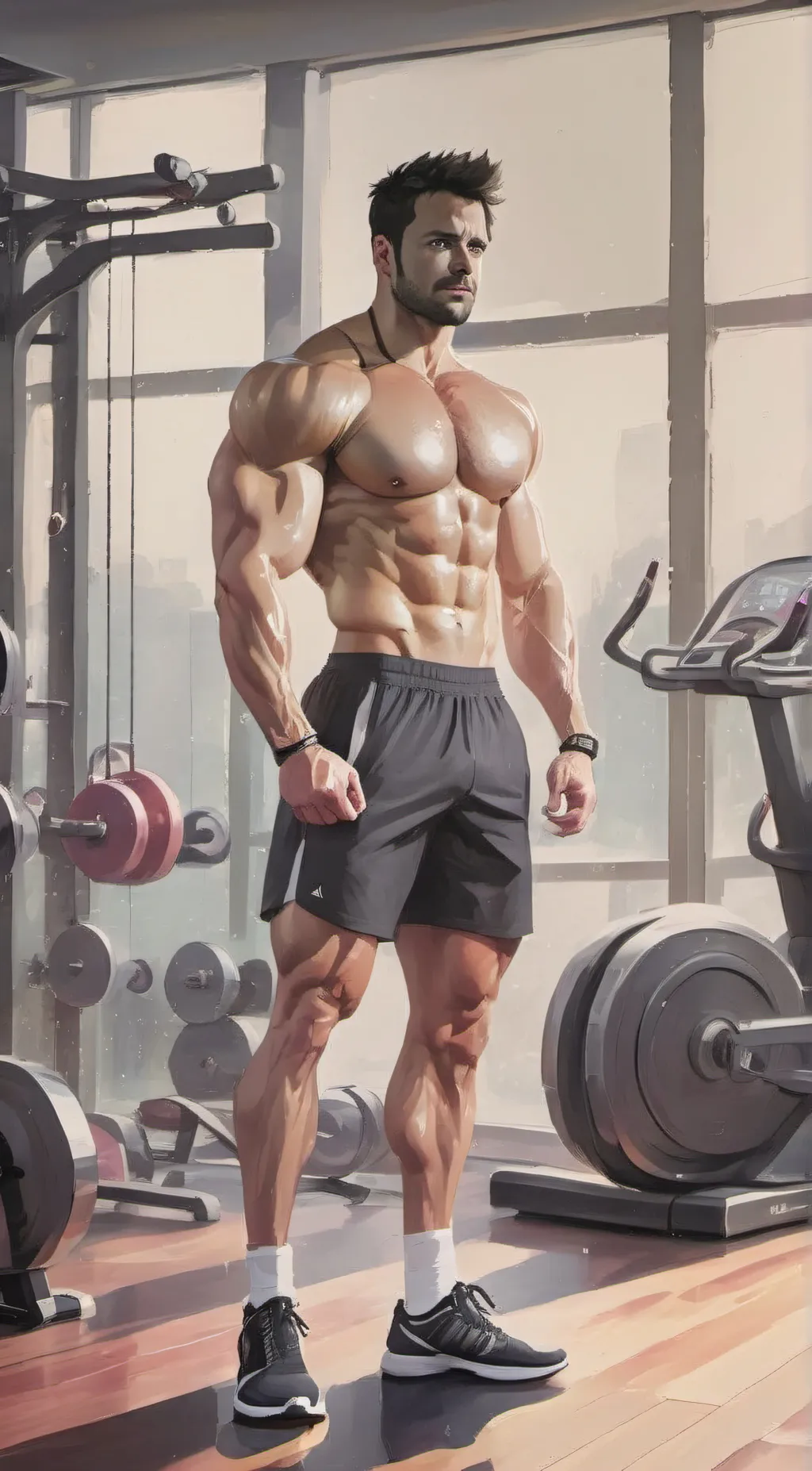 ai character: Bucky Barnes background