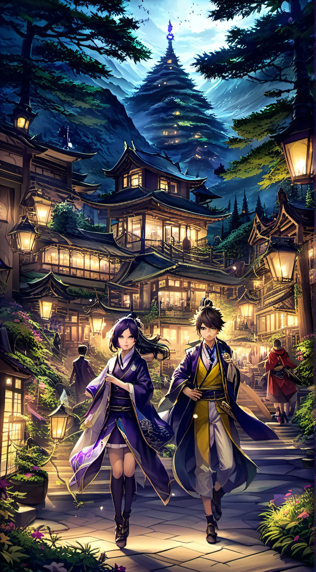 ai character: Hashiras  background