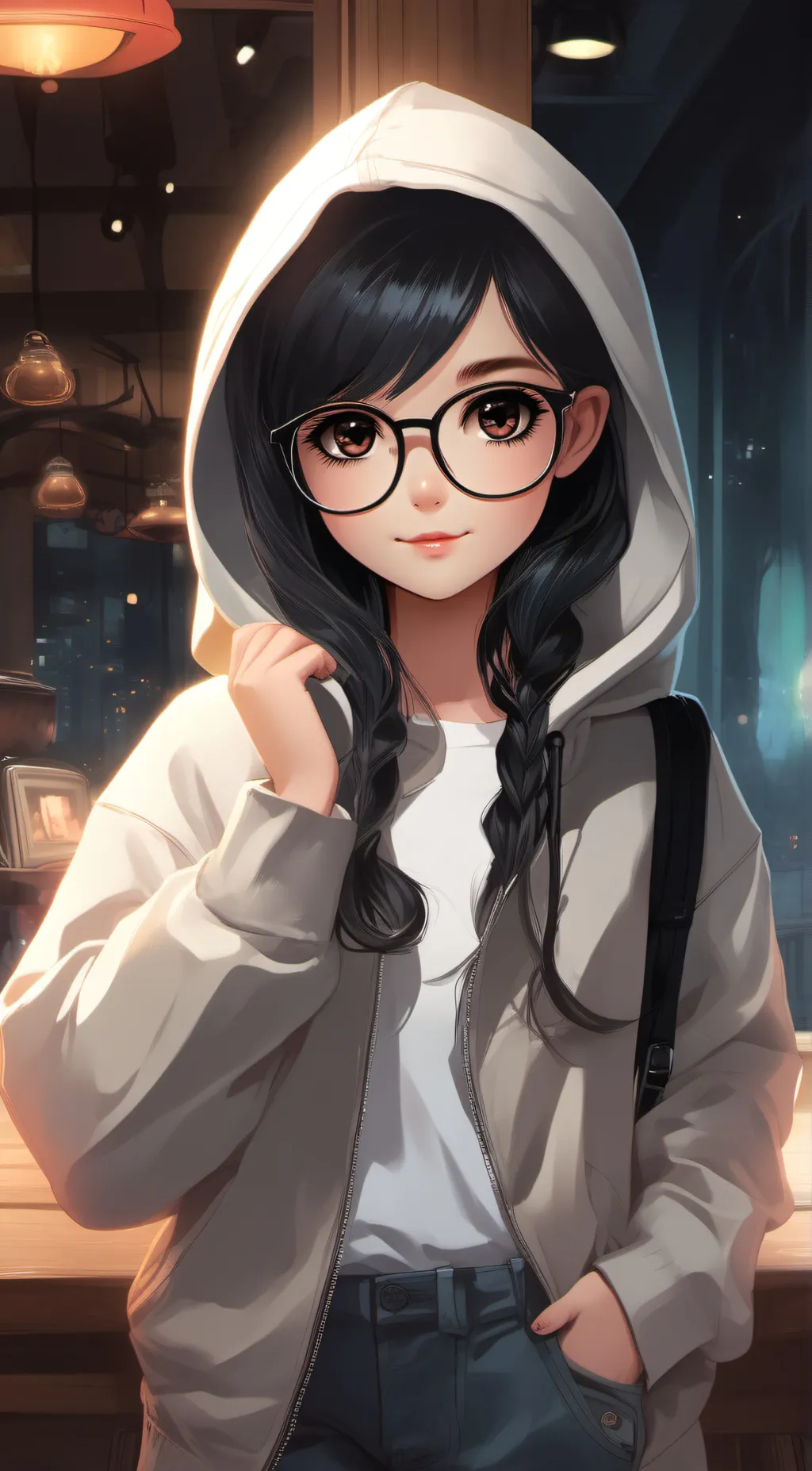 ai character: Siri(Iris) background