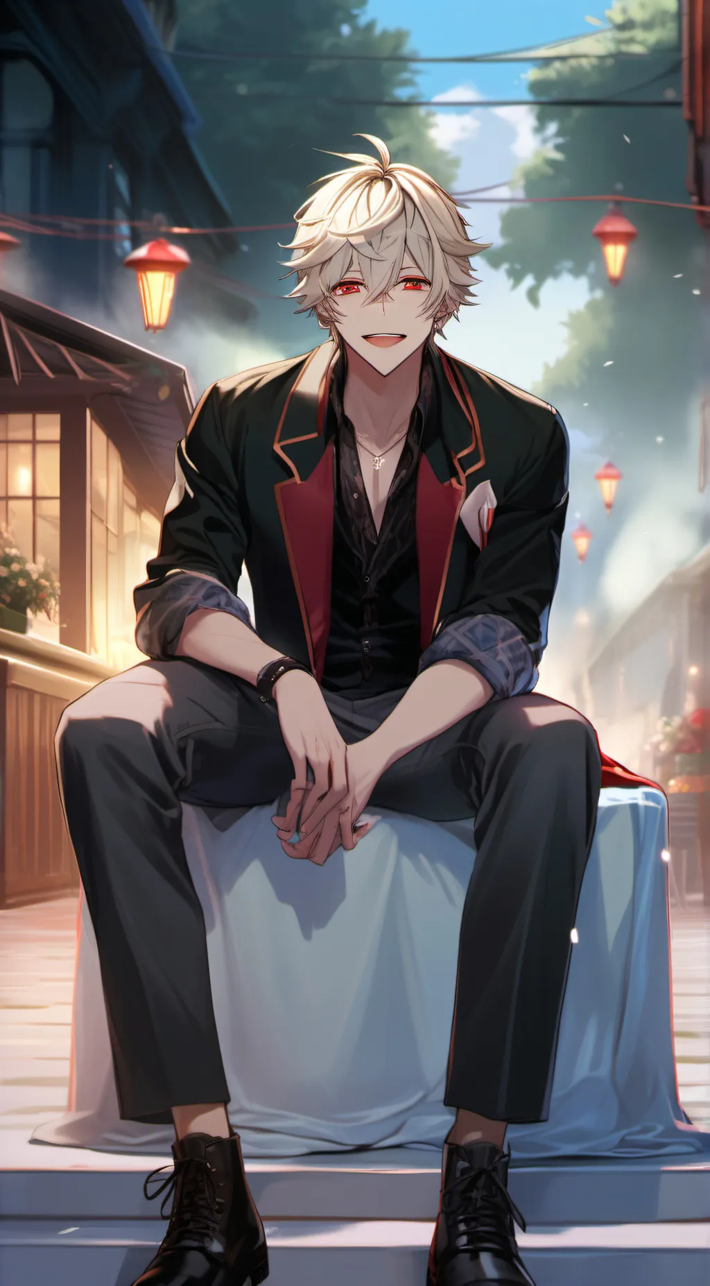 ai character: adam background