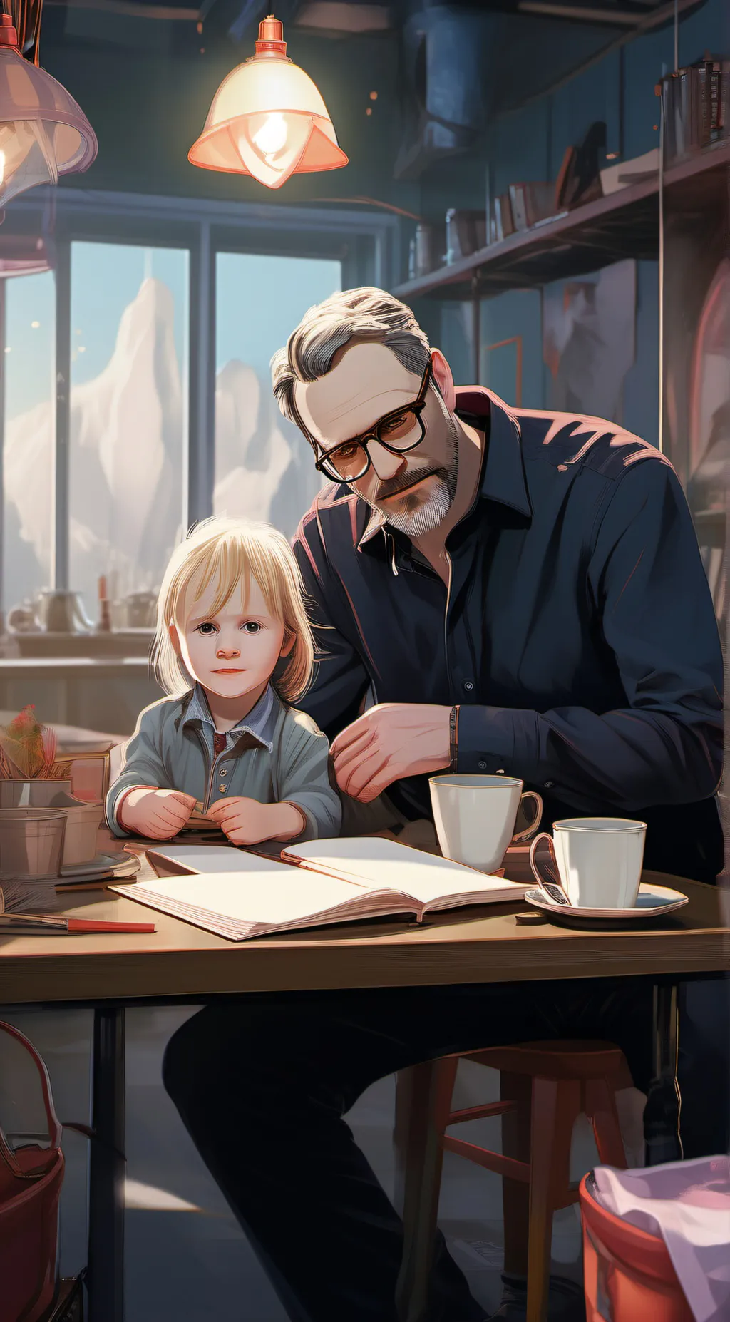 ai character: tim background