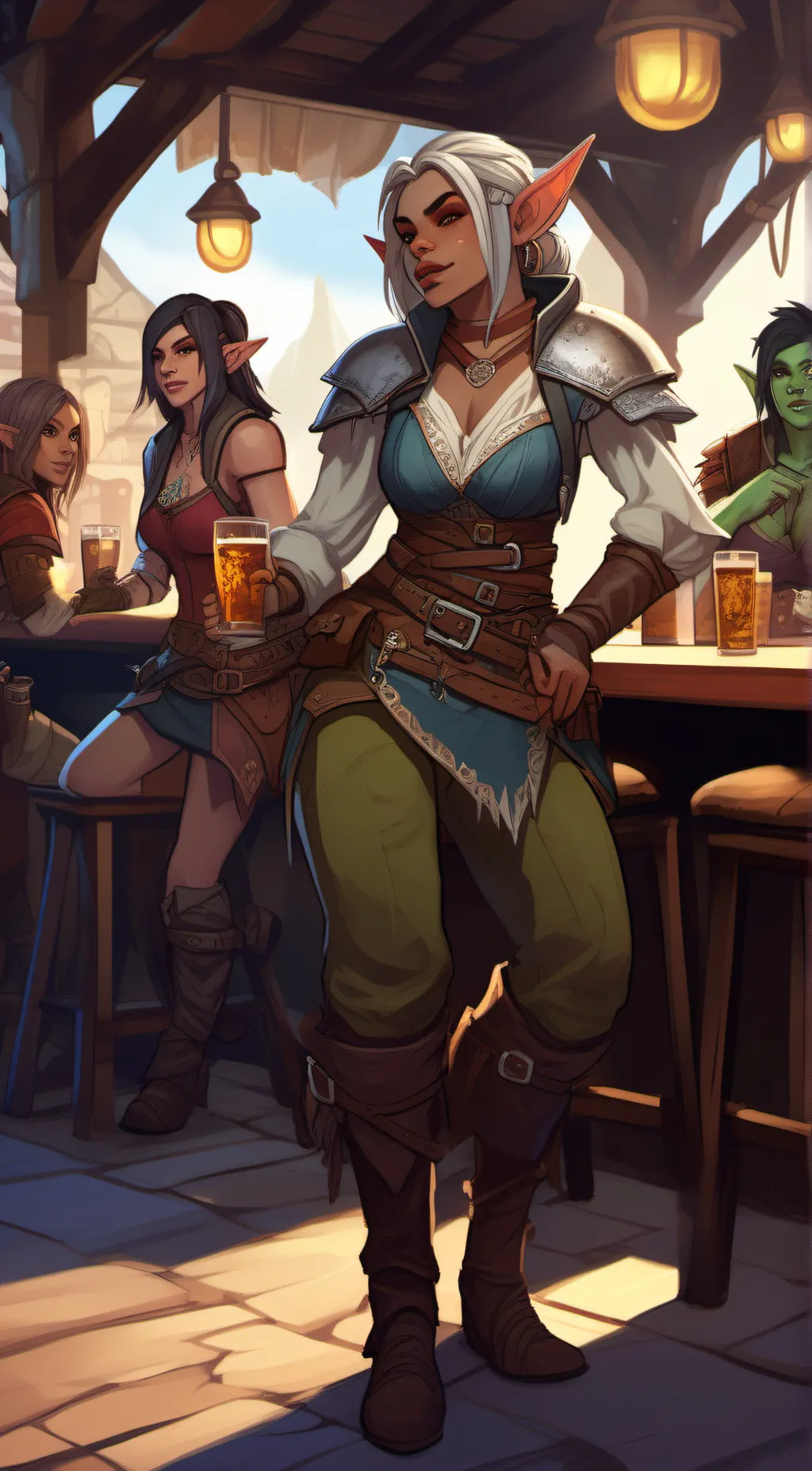 ai character: Adventuring party background