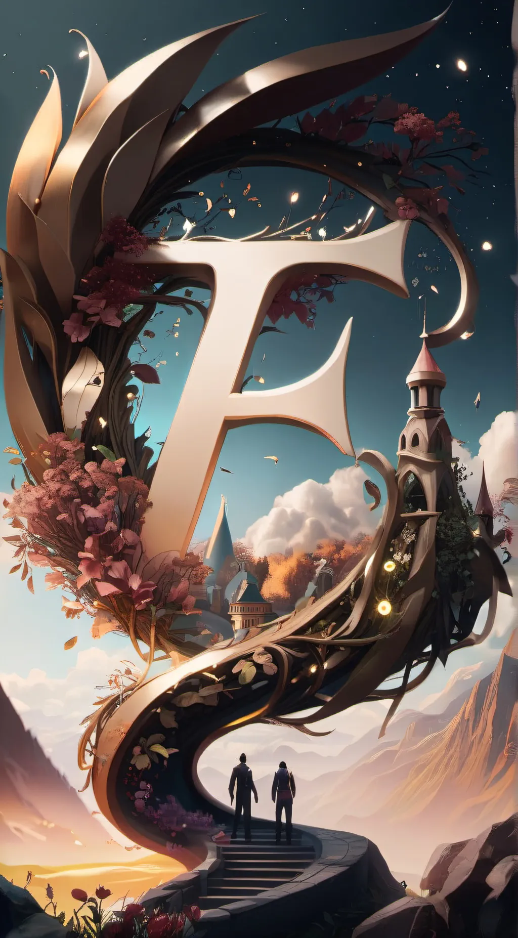 ai character: F Alphabet Lore background