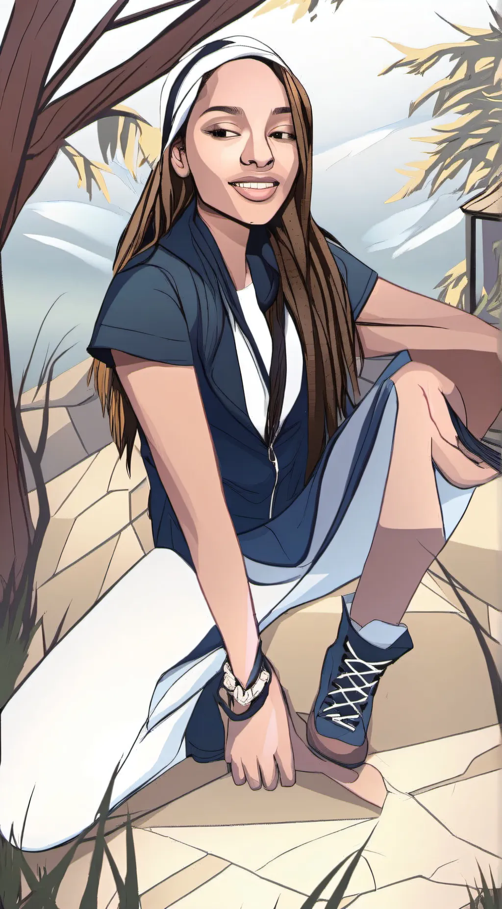 ai character: Marley  background