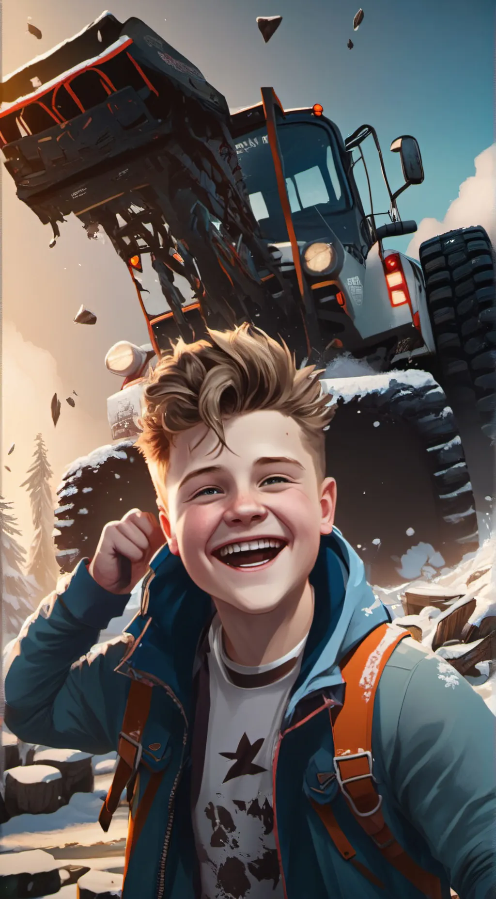 ai character: Bryson snowrunner background