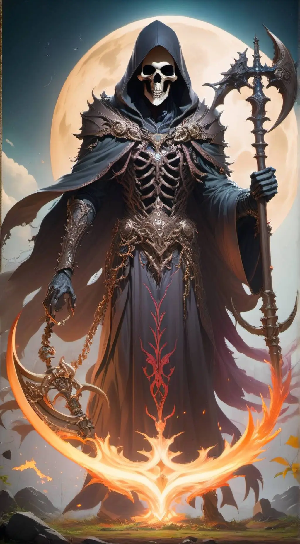 ai character: The reaper background